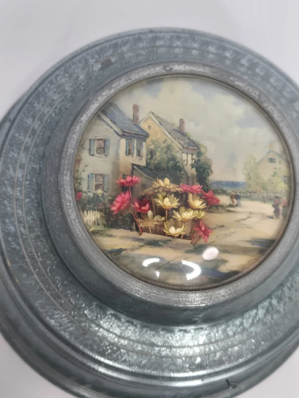 Vintage Musical Powder Box